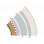Scalextric - Radius 2 Curve Inner Borders 45° X 4 (Sc8225)