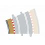 Scalextric - Radius 3 Curve Inner Borders 22.5° X 4 (Sc8281)