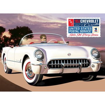 AMT - 1/25 CHEVY CORVETTE USPS STAMP SERIES COLL. TIN 1953