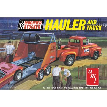AMT - 1/25 FORD PICKUP MODIFIED STOCKED HAULER GULF 1953