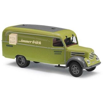 Busch - 1/87 Robur Garant K 30 Kastenwagen Konsum 1957 (6/22) *ba51817