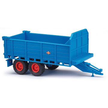 Busch - Fortschritt T 088 Anhanger Mit Klappe Blau 1971 (4/22) *ba53800