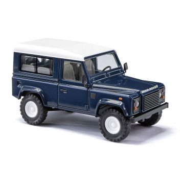 Busch - 1/87 LAND ROVER DEFENDER 90 BLAU 1983