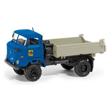Busch - 1/87 Ifa W50 Dreiseiten-kipper Blau/grau Tb Berlin (10/22) *ba95271