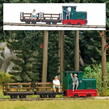 Busch - Feldbahn Start-set Personentransport H0 (7/22) *bu12015
