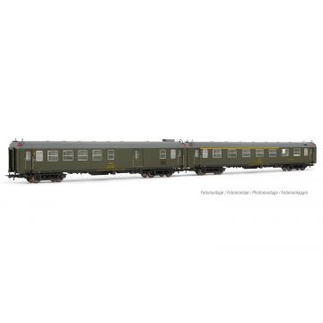 Electrotren - RENFE 2-UNIT SET 5000 COACHES BBD4 OLIVE GR. IV (9/23) *