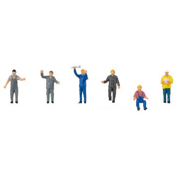 Faller - 1/87 INDUSTRIELE MONTEURS EN ARBEIDERS (?/23) *