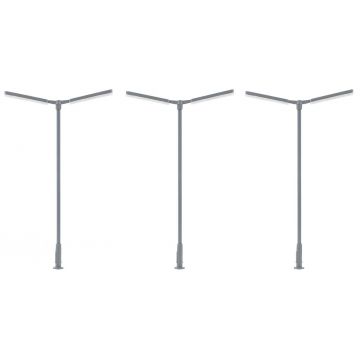 Faller - 1/87 LED-KRUISMASTLAMP 2 ARMEN KOUD WIT 3 ST. (7/23) *