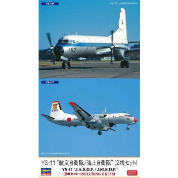 Hasegawa - 1/144 YS-11 J.A.S.D.F./ J.M.S.D.F SET OF 2X 10864 (1/25) *