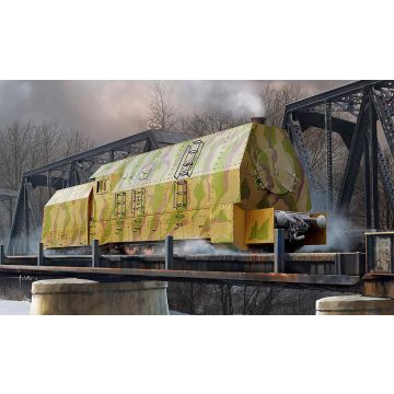 Hobbyboss - 1/72 German Panzerlok Br57 Armoured Locomotive - Hbs82922