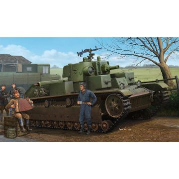 Hobbyboss - 1/35 Soviet T-28 Medium Tank (Cone Turret) - Hbs83855