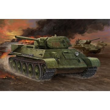 Hobbyboss - 1/48 Russian T-34/76 Tank Model 1942 Factory No.112 - Hbs84806