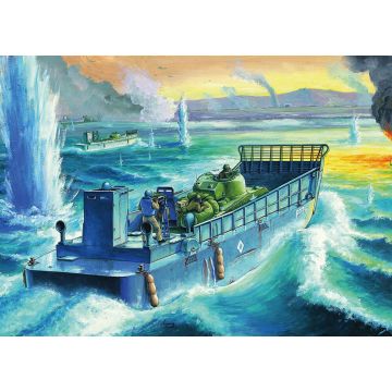 Hobbyboss - 1/48 Wwii Lcm-3 Usn Vehicle Landing Craft - Hbs84817