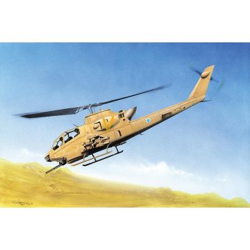 Hobbyboss - 1/72 Ah-1f Cobra Attack Helicopter - Hbs87224