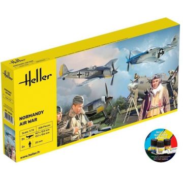 Heller - 1/72 STARTER KIT NORMANDY AIRWAR (3/23) *