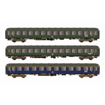 Hobbytrain - 1/87 D1213 Dortm-oberstd. 1974 3-p Bum+aum+bum Db (?/22) *hob-h43040