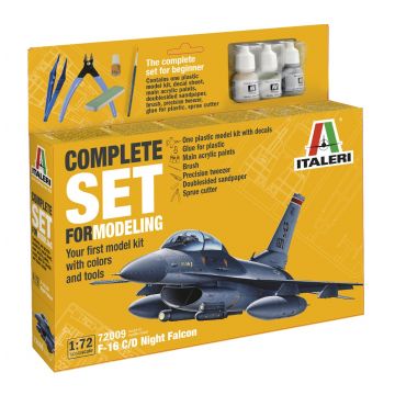 Italeri - 1/72 COMPLETE SET F-16 C/D NIGHT FALCON