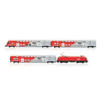 Jagerndorfer - 1/87 H0 DC 4 TLG OBB WIESEL + E-LOK HE (?/23) *