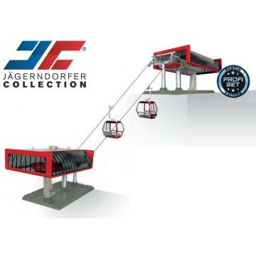 Jagerndorfer - 1/32 Kabelbaan Profi D-line Zwart/rood (?/23) * - Jc84481