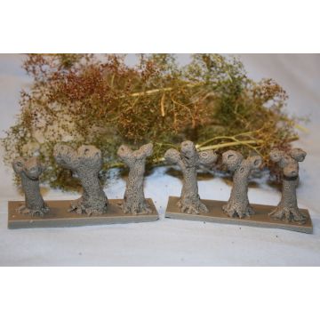 JoeFix - 1/87 SET OF POLLARD WILLOWS 6 PCS.