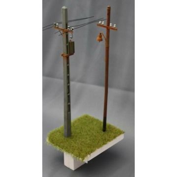 JoeFix - 1/72 TELEPHONE POLE CONCRETE 2 PIECES