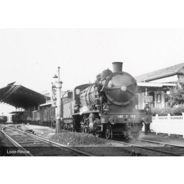 Jouef - Sncf 140 C 133 Tender 18 B 12 Gr./bl. Red Str. Iii (9/22) *jou-hj2415