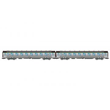 Jouef - 1/87 SNCF 2-P SHORT DEV INOX C. CORAIL II CL IVC (9/24) *