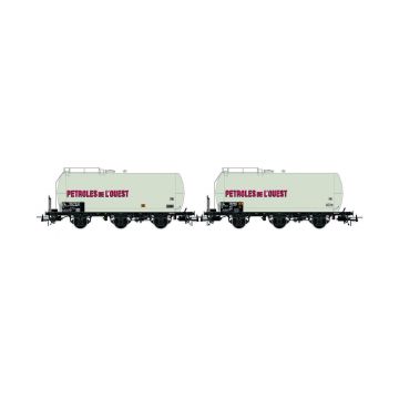Jouef - SNCF 2-P 3 AXLE TANK WAGONS PETROLES L'OUEST IV (9/23) *
