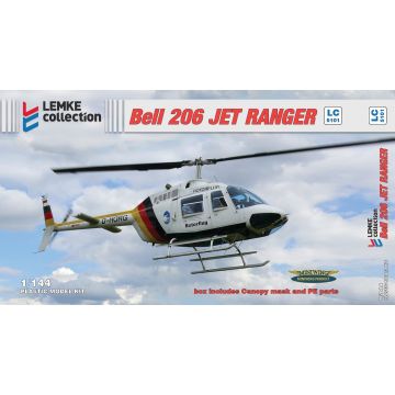 Lemke Collection - 1/144 HUBSCHRAUBER BELL 206 JET RANGER POLIZEI (?/24) *