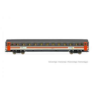 Lima - Fs Uic-z1 2nd Cl Intercity Giorno Bl/w Red Str Vi (6/22) *lim-hl4050