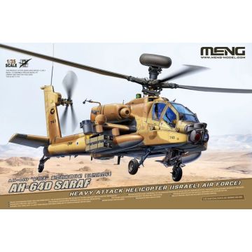 Meng Model - 1/35 AH-64D SARAF HEAVY ATT. HELICOPTER IAF QS-005 (4/24) *