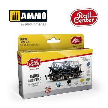 Ammo Mig Jiminez - BRITISH FREIGHT CARS 15ML 6 JARS