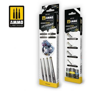 Ammo Mig Jiminez - AMMO PREMIUM DIO DRYBRUSH SET