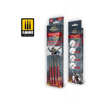 Ammo Mig Jimenez - AMMO WARGAMING MARTA KOLINSKY FIGURES BRUSH SET