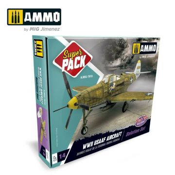 Mig - Super Pack Wwii Usaaf Aircraft Solution Set (9/22) * - Mig7815