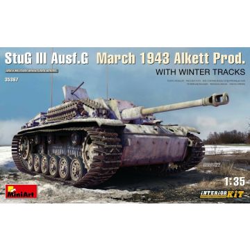 MiniArt - 1/35 STUG III AUSF.G 1943 ALKETT PROD. W.TRACKS (?/22) *