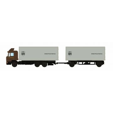 Minis - 1/160 MAN F90 3-ACHS KOFFER-HANGERZUG UPS (?/23) *