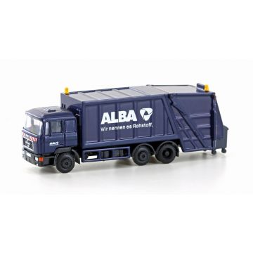 Minis - 1/160 MAN F90 MULLWAGEN ALBA NEUES LOGO (3/24) *