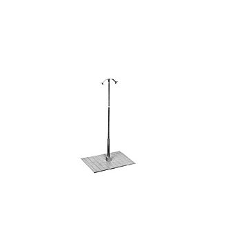 Plastruct - 1/100 TWIN LAMP POST KIT-1012 8x38x185MM