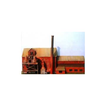 Plastruct - 1/100 SINTERING PLANT FAKE FRONT KIT-1031 177.8x762x457MM