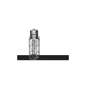Plastruct - 1/48 UTILITY WATER TOWER KIT-3016 125x125x350MM