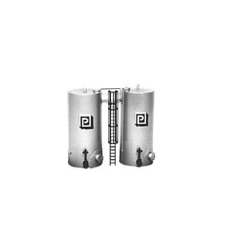 Plastruct - 1/48 SIDE BY SIDE VERTICAL TANKS KIT-3018 90x175x150MM