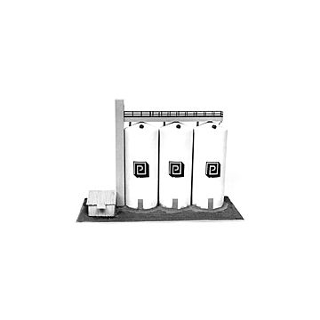 Plastruct - 1/48 SILO en GRAIN ELEVATOR KIT-3025 175x450x400MM