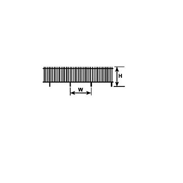 Plastruct - 1/200 FENCE PICKET E BRASS 6.0x6.0x1300MM 1X FEN-32
