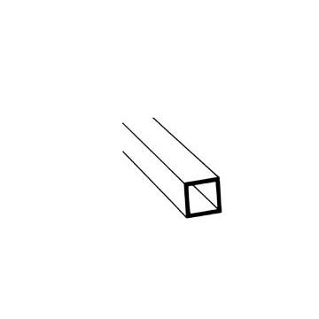 Plastruct - SQUARE TUBING FINELINE STYRENE 4.8x3.6x0.6MM 375MM 6X STFS-6