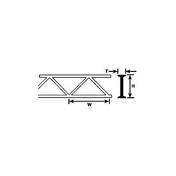 Plastruct - TRUSS OPEN WEB WARREN ST.2 6.4x9.5x3.2MM 150 MM 2X OWTS-8