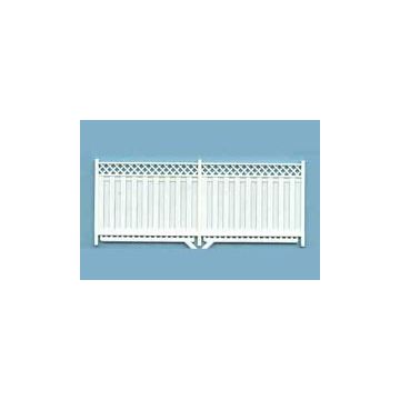 Plastruct - 1/48 FENCE STYRENE VERTICAL LATTICE 44.5x6.4x203MM 2X FEN-48