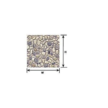 Plastruct - 1/100 SHEET RANDOM STONE BEIGE 0.5x300x175MM 2X PS-73