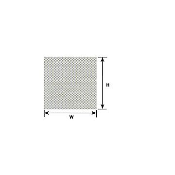 Plastruct - 1/200 SHEET TREAD PLATE TAN 1.5x98x57MM 2X PS-157