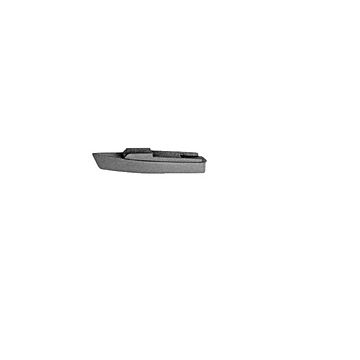 Plastruct - 1/250 MOTOR BOAT A METAL 6.4x11.5x38.1MM 2X BTM-250A